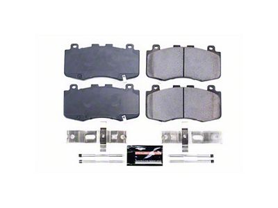 PowerStop Z23 Evolution Sport Carbon-Fiber Ceramic Brake Pads; Front Pair (18-21 Jeep Grand Cherokee WK2 Trackhawk)
