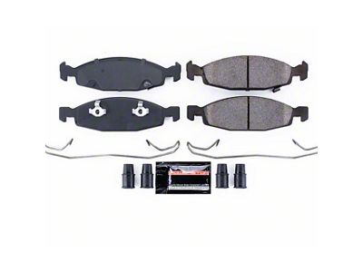 PowerStop Z23 Evolution Sport Carbon-Fiber Ceramic Brake Pads; Front Pair (99-02 Jeep Grand Cherokee WJ w/ Teves Calipers)