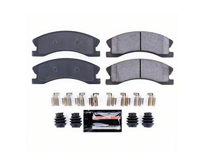 PowerStop Z23 Evolution Sport Carbon-Fiber Ceramic Brake Pads; Front Pair (99-02 Jeep Grand Cherokee WJ w/ Akebono Calipers; 03-04 Jeep Grand Cherokee WJ)