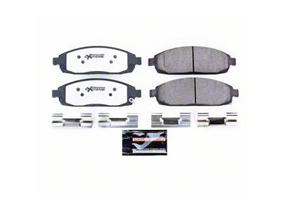 PowerStop Z26 Street Performance Carbon-Fiber Ceramic Brake Pads; Front Pair (05-10 Jeep Grand Cherokee WK, Excluding SRT8)