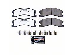 PowerStop Z26 Street Performance Carbon-Fiber Ceramic Brake Pads; Front Pair (99-02 Jeep Grand Cherokee WJ w/ Akebono Calipers; 03-04 Jeep Grand Cherokee WJ)