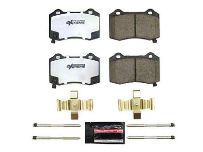 PowerStop Z26 Street Performance Carbon-Fiber Ceramic Brake Pads; Rear Pair (18-21 Jeep Grand Cherokee WK2 SRT, Trackhawk)