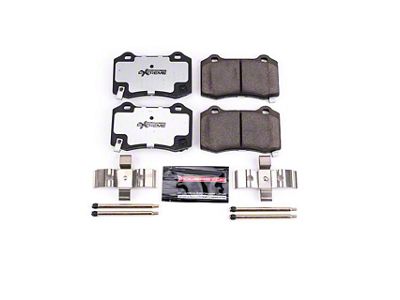 PowerStop Z26 Street Performance Carbon-Fiber Ceramic Brake Pads; Rear Pair (06-17 Jeep Grand Cherokee WK & WK2 SRT, SRT8)