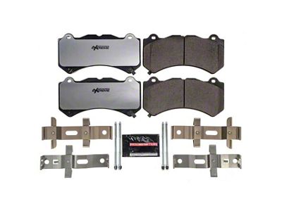 PowerStop Z26 Street Performance Carbon-Fiber Ceramic Brake Pads; Front Pair (12-21 Jeep Grand Cherokee WK2 SRT, SRT8)