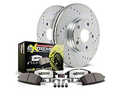 PowerStop Z26 Street Warrior Brake Rotor and Pad Kit; Front (2021 Jeep Grand Cherokee WK2 SRT w/ 1-Piece Front Rotors)