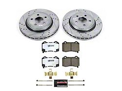 PowerStop Z26 Street Warrior Brake Rotor and Pad Kit; Rear (18-21 Jeep Grand Cherokee WK2 SRT, Trackhawk)