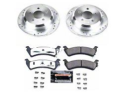PowerStop Z36 Extreme Truck and Tow Brake Rotor and Pad Kit; Rear (93-98 Jeep Grand Cherokee ZJ)