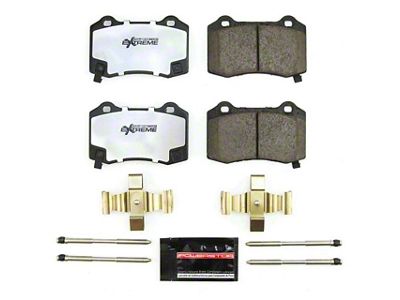 PowerStop Z36 Extreme Truck and Tow Carbon-Fiber Ceramic Brake Pads; Rear Pair (18-21 Jeep Grand Cherokee WK2 SRT, Trackhawk)