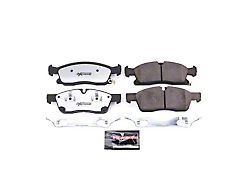 PowerStop Z36 Extreme Truck and Tow Carbon-Fiber Ceramic Brake Pads; Front Pair (16-21 Jeep Grand Cherokee WK2 w/ Vented Rear Rotors, Excluding SRT & Trackhawk)