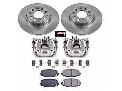 PowerStop OE Replacement 5-Lug Brake Rotor, Pad and Caliper Kit; Rear (15-23 Jeep Renegade BU)