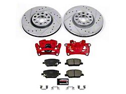 PowerStop Z23 Evolution Sport 5-Lug Brake Rotor, Pad and Caliper Kit; Front (15-18 Jeep Renegade BU)