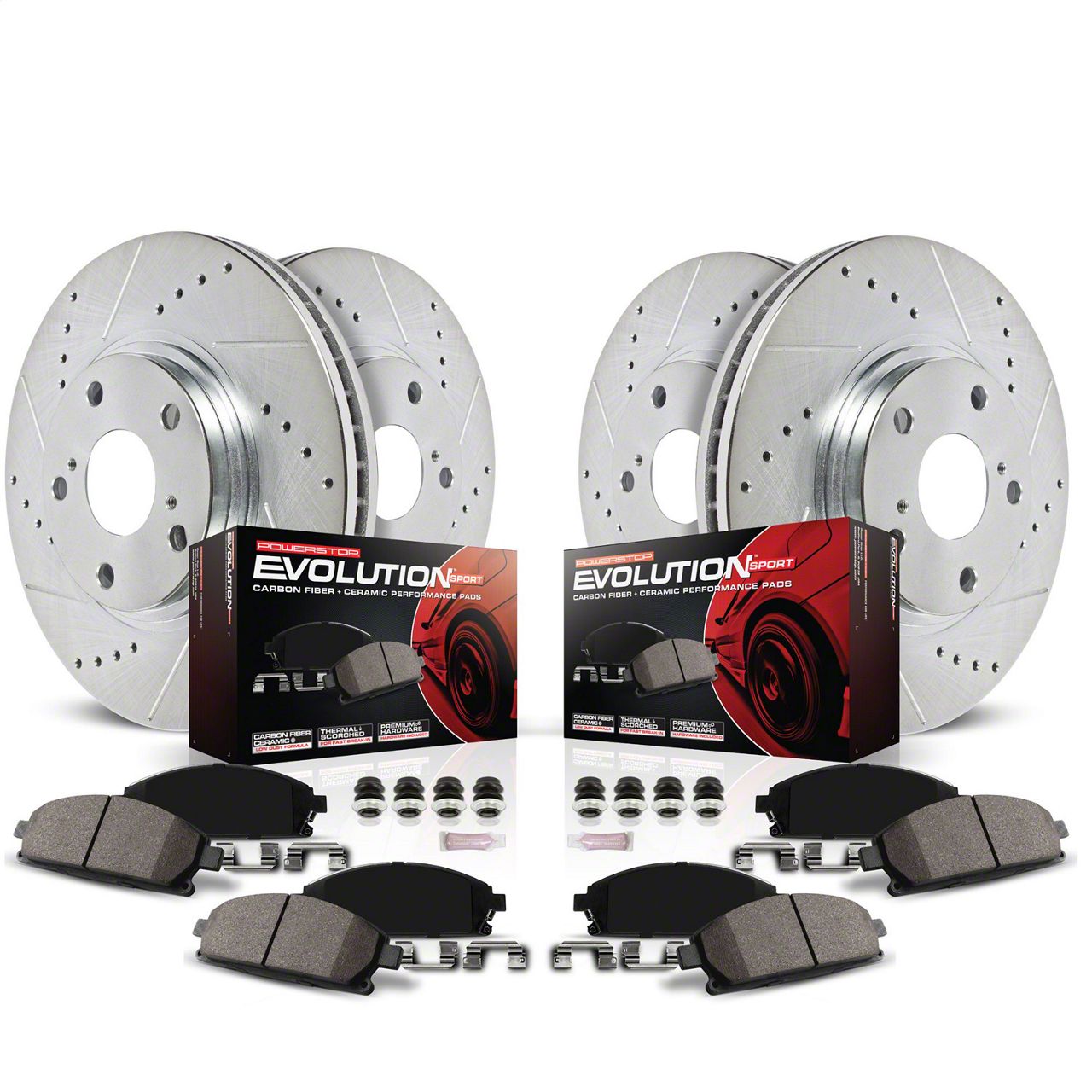 PowerStop Jeep Renegade Z23 Evolution Sport 5Lug Brake Rotor and Pad