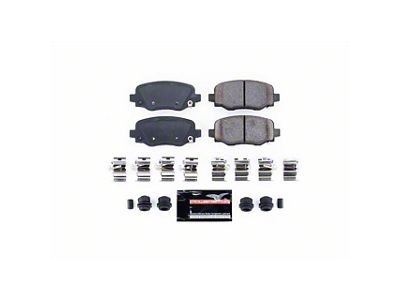 PowerStop Z23 Evolution Sport Carbon-Fiber Ceramic Brake Pads; Rear Pair (15-23 Jeep Renegade BU)