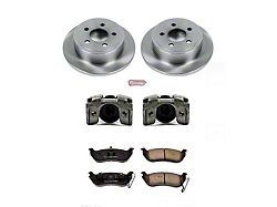 PowerStop OE Replacement Brake Rotor, Pad and Caliper Kit; Rear (03-06 Jeep Wrangler TJ w/ Rear Disc Brakes)