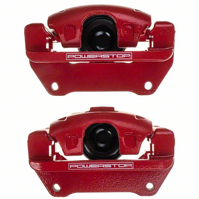 PowerStop Jeep Wrangler Performance Front Brake Calipers; Red S5044EB