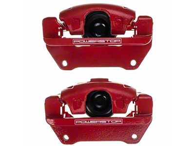 PowerStop Big Brake Kit Replacement Front Brake Calipers; Red (07-18 Jeep Wrangler JK)