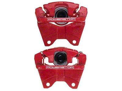 PowerStop Performance Rear Brake Calipers; Red (07-18 Jeep Wrangler JK, Excluding Unlimited)