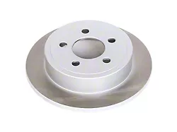 PowerStop Semi-Coated Vented Rotor; Rear (03-06 Jeep Wrangler TJ w/ Rear Disc Brakes)