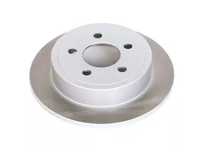 PowerStop Semi-Coated Vented Rotor; Rear (03-06 Jeep Wrangler TJ w/ Rear Disc Brakes)