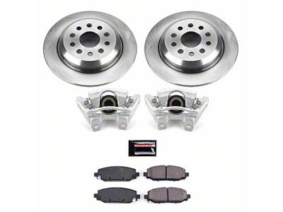 PowerStop Z17 Evolution Plus Brake Rotor, Pad and Caliper Kit; Rear (18-25 Jeep Wrangler JL w/ 342mm Solid Rear Rotors)