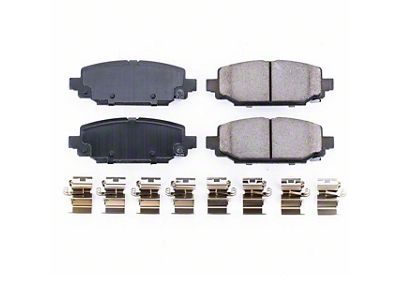 PowerStop Z17 Evolution Plus Clean Ride Ceramic Brake Pads; Rear Pair (18-25 Jeep Wrangler JL w/ 328mm Solid Rear Rotors)