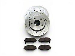 PowerStop Z23 Evolution Sport Brake Rotor and Pad Kit; Front (07-18 Jeep Wrangler JK)