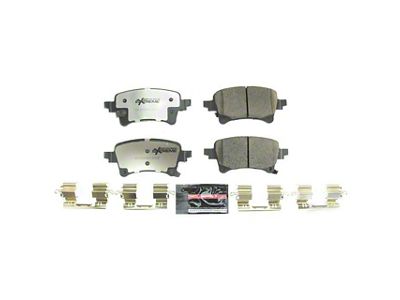 PowerStop Z36 Extreme Truck and Tow Carbon-Fiber Ceramic Brake Pads; Rear Pair (21-25 Jeep Wrangler JL w/ 350mm Vented Rear Rotors)