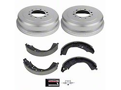 PowerStop OE Replacement 6-Lug Brake Drum and Pad Kit; Rear (03-04 Tacoma)