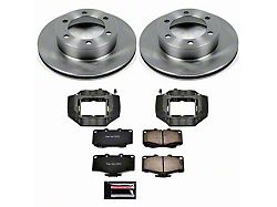 PowerStop OE Replacement 6-Lug Brake Rotor, Pad and Caliper Kit; Front (95-04 Tacoma w/o VDC)