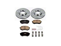 PowerStop OE Replacement Brake 5-Lug Rotor and Pad Kit; Front (95-04 2WD Tacoma, Excluding Pre Runner)