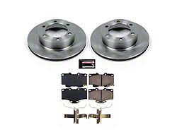 PowerStop OE Replacement Brake 6-Lug Rotor and Pad Kit; Front (95-04 Tacoma w/o VDC)