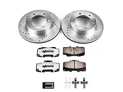 PowerStop Z36 Extreme Truck and Tow Brake 6-Lug Rotor and Pad Kit; Front (95-04 Tacoma w/o VDC)