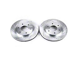 PowerStop Evolution Cross-Drilled and Slotted 6-Lug Rotors; Front Pair (04-3/05 Titan)