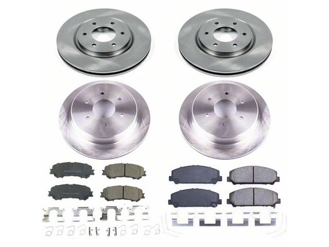 Stop On A Dime – Evan-Fischer Front Brake Disc Rotors & Pads Kit For 1990-1994 Nissan D21 RWD