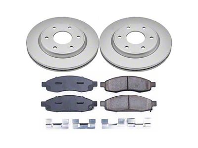 PowerStop Z17 Evolution Plus 6-Lug Brake Rotor and Pad Kit; Front (3/05-07 Titan)