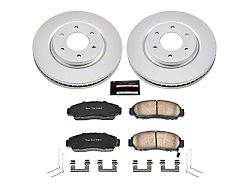 PowerStop Z17 Evolution Plus 6-Lug Brake Rotor and Pad Kit; Front (11-24 Titan)