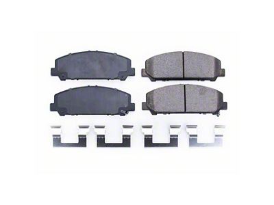 PowerStop Z17 Evolution Plus Clean Ride Ceramic Brake Pads; Front Pair (08-10 Titan)