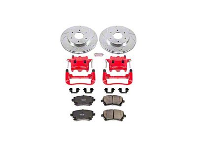 PowerStop Z23 Evolution Sport 6-Lug Brake Rotor, Pad and Caliper Kit; Front (04-3/05 Titan)