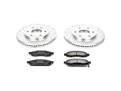 PowerStop Z23 Evolution Sport 6-Lug Brake Rotor and Pad Kit; Front (3/05-07 Titan)