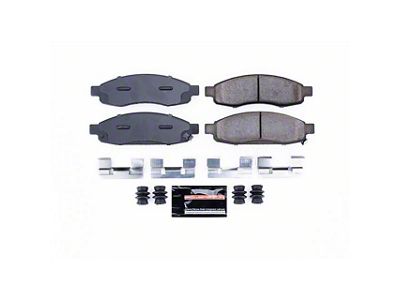PowerStop Z23 Evolution Sport Carbon-Fiber Ceramic Brake Pads; Front Pair (3/05-07 Titan)