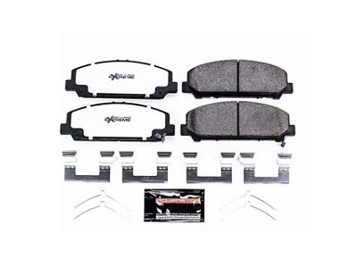 PowerStop Z36 Extreme Truck and Tow Carbon-Fiber Ceramic Brake Pads; Front Pair (11-24 Titan)