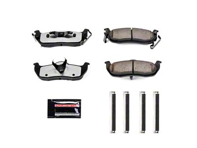 PowerStop Z36 Extreme Truck and Tow Carbon-Fiber Ceramic Brake Pads; Rear Pair (04-15 Titan)