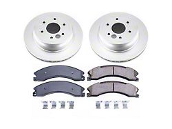 PowerStop Z17 Evolution Plus 6-Lug Brake Rotor and Pad Kit; Rear (16-24 Titan XD)