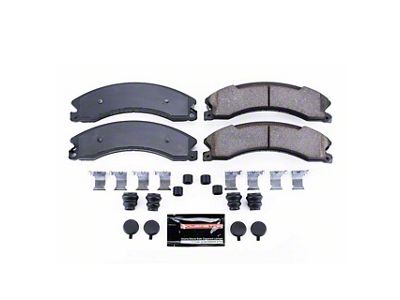 PowerStop Z23 Evolution Sport Carbon-Fiber Ceramic Brake Pads; Rear Pair (16-24 Titan XD)