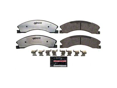 PowerStop Z36 Extreme Truck and Tow Carbon-Fiber Ceramic Brake Pads; Rear Pair (16-24 Titan XD)