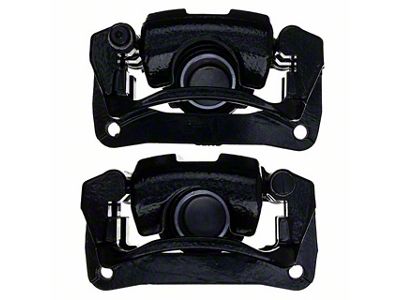 PowerStop Performance Rear Brake Calipers; Black (07-15 Tundra)