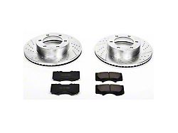 PowerStop Z23 Evolution Sport 6-Lug Brake Rotor and Pad Kit; Front (00-02 Tundra w/ 13WL Front Caliper Casting; 03-06 Tundra)