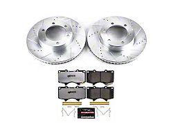 PowerStop Z36 Extreme Truck and Tow 6-Lug Brake Rotor and Pad Kit; Front (00-02 Tundra w/ 13WL Front Caliper Casting; 03-06 Tundra)