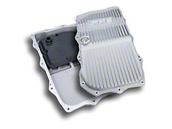 PPE Heavy-Duty Cast Aluminum Transmission Oil Pan; Raw (20-25 3.6L Jeep Gladiator JT w/ Automatic Transmission)