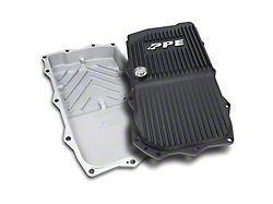 PPE Heavy-Duty Cast Aluminum Transmission Pan; Black (12-21 Jeep Grand Cherokee WK2 w/ 8HP70 Transmission)